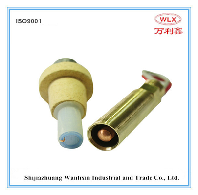 S/B/R Type Disposable Expendable Thermocouple Contact Block  used in Electric Arc Furnace/BOF/LF supplier