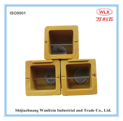 Single Usage Thermal analysis Cups/Square Cups for Foundry Industry supplier