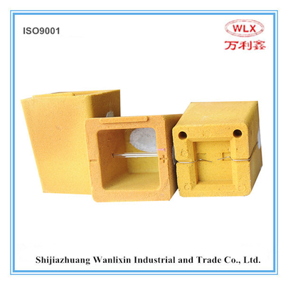 Single Usage Thermal analysis Cups/Square Cups for Foundry Industry supplier