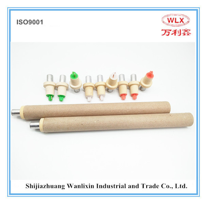 S Type High Quality Disposable/Expendable Thermocouple Tips with Triangle Bottom supplier