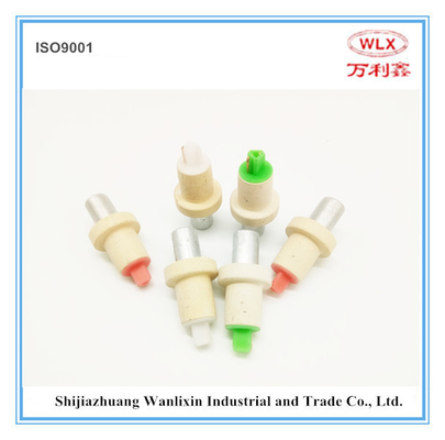 Type S(Pt-PtRh10%) Single Use Immersion Disposable Thermocouple Tips supplier
