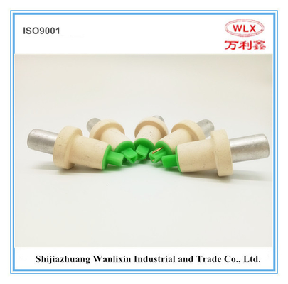 Expendable Immersion Type Thermocouple Tips With Parallel Cardboard Paper Tube Fitted On To Lance Pipe supplier
