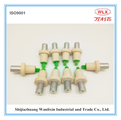 Expendable Immersion Type Thermocouple Tips With Parallel Cardboard Paper Tube Fitted On To Lance Pipe supplier