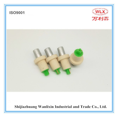Expendable Immersion Type Thermocouple Tips With Parallel Cardboard Paper Tube Fitted On To Lance Pipe supplier