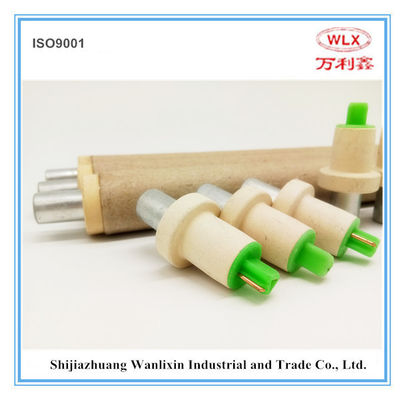 Expendable Immersion Type Thermocouple Tips With Parallel Cardboard Paper Tube Fitted On To Lance Pipe supplier