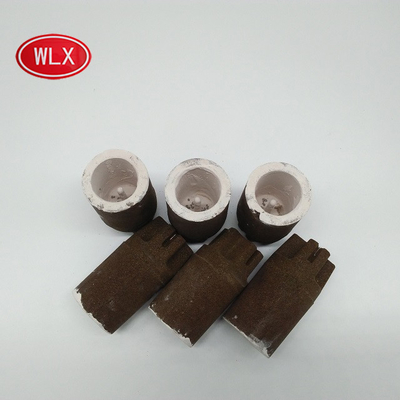 Thermal Analysis Round and Square Carbon Cup  for Molten Iron in Foundry supplier